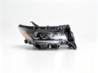 Phare LED à 4 lentilles, projecteur quadruple, DRL, feu avant, clignotant séquentiel, plastique de haute qualité pour Toyota Prado FJ150 2018-2021