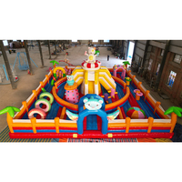 Grand parc à thème château gonflable Grand château gonflable Énorme parc à thème gonflable Combo Playground Bounce House