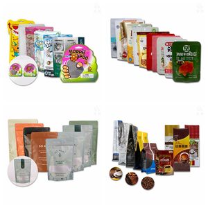 Op Maat Bedrukte Ziplock Mylar Tas Verzegeld Aluminium Kindbestendig Met Verschillende Vormen Voor Voedselverpakkingen Voor Snoep Verschillende Maten - Product Image 3