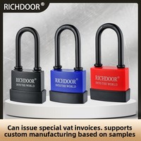 Cadenas Pujiang Chaohang étanche antivol pour porte extérieure, boîtier en fer, cylindre en laiton, cadenas domestique à anse longue ou courte