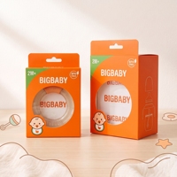 Boîte de présentation personnalisée écologique pour produits pour bébés, biberons, tétines, avec bande détachable, plateau intérieur et gaufrage UV
