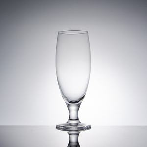 Verre à bière belge <span class=keywords><strong>Amstel</strong></span> de 13 oz, gobelet à pied, fabriqué à la main, sans plomb, en verre transparent, style américain, pour les célébrations d'anniversaire - Product Image 5