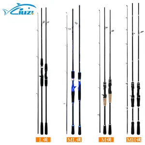 Cork spinning glass fiber EVA handle Yamato rod Light Weight carbon fiber 2 section fishing rods casting rotating fishing rod