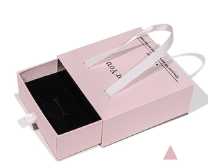 Caja de Embalaje de Joyería Portátil Ecológica de <span class=keywords><strong>10x10</strong></span> con Cajón para Collar, Colgante, Pulsera, Anillo - Caja de Regalo Pequeña - Product Image 4