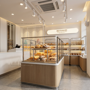 Vitrine de présentation en verre pour cafés, pâtisseries, boulangeries, et commerces de détail alimentaire - Product Image 4