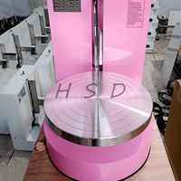 Machine automatique de glaçage de gâteaux à hauteur réglable, machine à lisser les gâteaux pour la décoration de pâtisseries