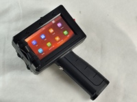 Imprimante jet d'encre portable fiable de 12,7 mm, version améliorée, avec encre à séchage rapide 880 pour le numéro de lot et la date d'expiration sur les boîtes en carton