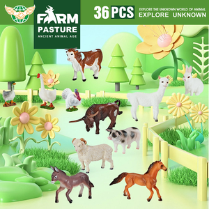 Vente en gros 36 Pcs Jouet Simulation Animaux Modèle En Plastique Enfants Jouets Ferme Volaille Animal Ensemble - Product Image 6