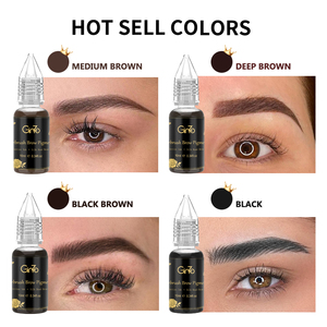 Sopracciglio tinta Airbrush Tint Tint capelli liquido sopracciglia tinta e Kit macchia per il trucco permanente strumento di formazione - Product Image 4