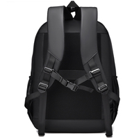 Mochila para Portátil Unisex de Negocios, 15 Pulgadas, Multicompartimentos, Nailon Impermeable, Gran Capacidad, para Viajes y Oficina, Forro de Poliéster