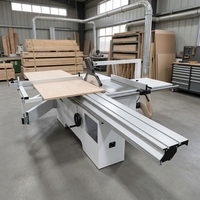 Scie à table coulissante de précision MJQ320EA 3200 mm pour le travail du bois, lame inclinable de 0 à 45 degrés