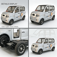 Voiture électrique mini haute performance, fermée, 4 roues, 4 portes, véhicule électrique pour adultes et personnes âgées, voiture chinoise
