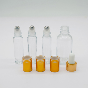 New Arrival rõ ràng Matte Lăn chai cho các loại tinh dầu với vít cổ nắp nhựa rỗng cuộn trên chai thủy tinh 10ml - Product Image 3