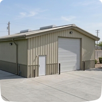 Kit de construction de garage modulaire préfabriqué galvanisé portable, entrepôt, dépôt, abri de stockage, garage pour voiture
