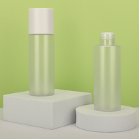 HT jual botol air hewan peliharaan bentuk silinder 60ml 100ml 120ml warna transparan untuk Toner dan botol air Losion dengan tutup penahan keringat