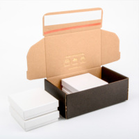 Lujo personalizado impreso Color ropa Postal correo caja de cartón cremallera Mailer envío ropa regalo cajas de embalaje