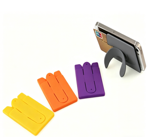 Brazalete Universal Multiusos de Silicona para Teléfono Inteligente con Soporte para Celular y Porta Tarjetas, Diseño Simple - Product Image 3