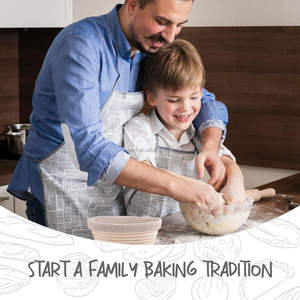 Ensemble essentiel de 5 mini paniers ovales à <span class=keywords><strong>pain</strong></span> en rotin avec doublures Outil de <span class=keywords><strong>boulanger</strong></span> pour la cuisson <span class=keywords><strong>au</strong></span> <span class=keywords><strong>levain</strong></span> - Product Image 6