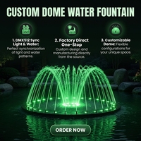 Fontaine musicale de danse personnalisée DEWY en acier inoxydable, durable, design moderne de luxe pour l'aménagement extérieur commercial, hôtels, villas et paysages