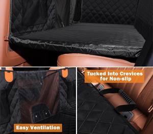 Housse de tapis de siège de voiture pour chien étanche robuste avec panneau creux housse de siège lavable antidérapante protecteur <span class=keywords><strong>lit</strong></span> hamac de voiture de voyage pour animaux de compagnie - Product Image 5