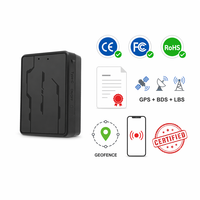 Localizador de Vehículos 4G LTE Compacto, Certificado CE FCC RoHS, Triple Posicionamiento, Geocerca, Alarma de Vibración, Antirrobo, Rastreador GPS Inalámbrico