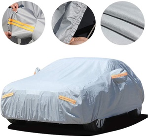 Housse de voiture - Protection UV, soleil, eau et poussière pour berline, housses de voiture universelles complètes avec sac de rangement, toutes saisons intérieur/extérieur - Product Image 2