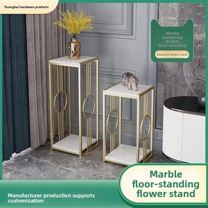 Support à fleurs en métal moderne en gros, étagère décorative créative pour balcon et intérieur, style nordique - Product Image 2
