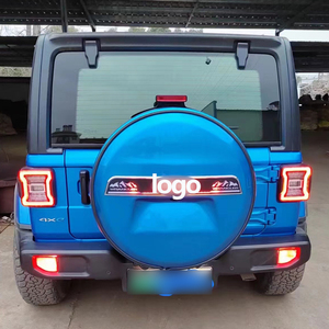 2018-2020 para cubierta de neumático de repuesto <span class=keywords><strong>Jeep</strong></span> con anillo de acero inoxidable grueso ligero y orificio para cámara - Product Image 3