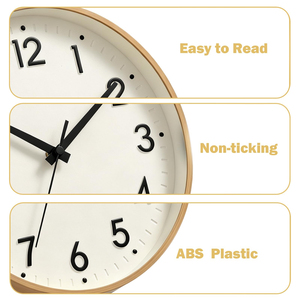 New Design Simple Style <b>Wall</b> <b>Clock</b> Home Goods <b>Wall</b> <b>Clock</b> <b>Decoration</b> and Wooden Round Shape <b>Wall</b> <b>Clock</b> for Living Room - Product Image 3