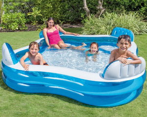 Piscine gonflable en PVC pour bébés et enfants, piscine familiale à balles océaniques, épaisseur 5 mm, grande piscine pour adultes - Product Image 4