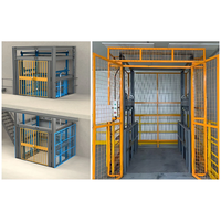 Kleiner Hydraulischer Lastenaufzug Warenlift-Plattform Hochfester Manganstahl 2-30M Hubhöhe 110V-380V Optional Aufzug