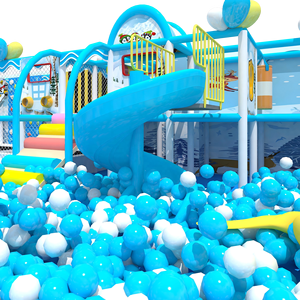 Ensemble de toboggans Aoleao personnalisés style Océan Glacé pour enfants, aire de jeux intérieure, centre d'activités de loisirs, usage commercial, certifié CE TUV - Product Image 2
