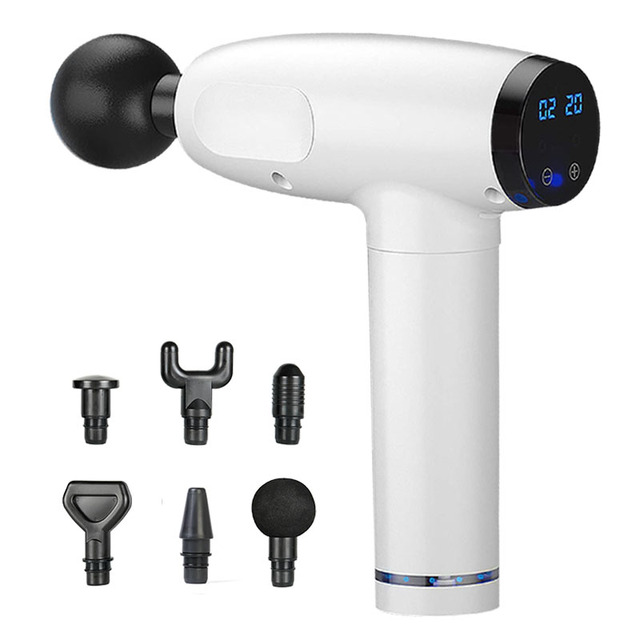 Body Massager Gun Deep Pressure Relieve Massage Gun Cordless Private Label Gym Body Muscle Therapy Massage Gun