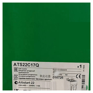 Controlador de Motor Asíncrono ATS22C17Q Nuevo y Original, Altistart 22, 230V, 230 a 440V, 45 a 90kW - Product Image 4