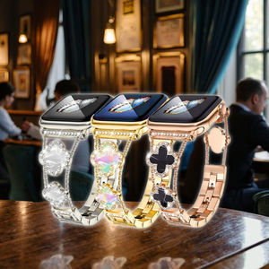 Bracelets de montre intelligente en acier inoxydable pour femmes, aspect élégant, universels, 22-49 mm, <span class=keywords><strong>bracelet</strong></span> en métal pour <span class=keywords><strong>Apple</strong></span> <span class=keywords><strong>Watch</strong></span> Series 10 8 Ultra 7 6 5 <span class=keywords><strong>4</strong></span> - Product Image 1