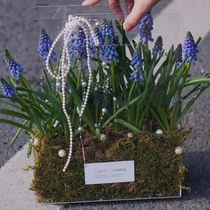 Acrylic Material Flower Packaging <strong>Bag</strong> Transparent <strong>Factory</strong> Direct New PET Floral Material PE Stand up Pouch Gift &amp; Craft 0.5mm - Product Image 4