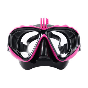 Diving Mask Snorkeling Mask Two <b>Windows</b> Polycarbonate Lenses Liquid Silicone Universal Water Sports - Product Image 2