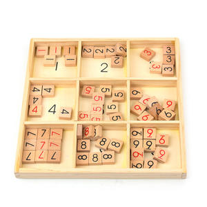 Jeu de <span class=keywords><strong>Sudoku</strong></span> Andux <span class=keywords><strong>3</strong></span>-en-1 en Bois : Boîte de Jeu de Placement de Nombres en Bois, Jouet d'Éveil Précoce - Product Image 3