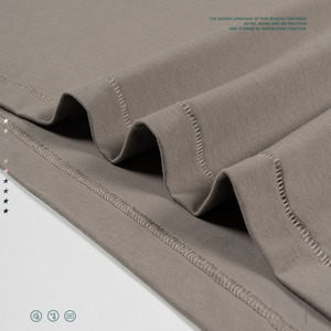 <span class=keywords><strong>T</strong></span>-<span class=keywords><strong>shirt</strong></span> basique à manches courtes pour homme, col petit, 230 g, rafraîchissant pour l'é<span class=keywords><strong>t</strong></span>é, OEM ODM - Product Image 6