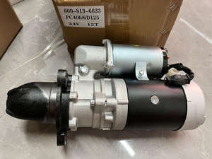 มอเตอร์สตาร์ทคุณภาพสูง (600-813-6633 / 6008136633) สำหรับรถขุดโคมัตสุ PC400-7, PC450-8 และรถตักล้อยางโคมัตสุ WA470 - Product Image 2