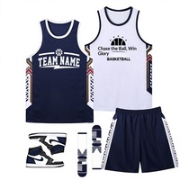 Ensemble de maillots de basket rétro à épaules étroites, veste universitaire de style américain, gilet, tenue d'équipe unisexe pour les matchs universitaires, impression personnalisée