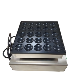 เครื่องทำมัฟฟินขนาดเล็ก25หลุมเครื่องทำวาฟเฟิลไฟฟ้าเชิงพาณิชย์เครื่องทำวาฟเฟิลแบบไม่ติดสแตนเลสเครื่องทำแพนเค้กแผ่นเดียววาฟเฟิล - Product Image 5