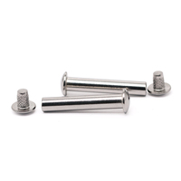 Rivets semi-tubulaires mâles et femelles en acier inoxydable 304, certifiés ISO, spécifications personnalisables pour la fabrication de ceintures en cuir