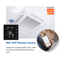 Termostato de bobina de ventilador programable semanal con Tuya Smart Life APP Control Wifi termostato para termostato de aire acondicionado