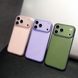 Suitable for iPhone 17/16 case 15 Pro corrugated pattern soft case for iPhone 14 high-transparency quick-change big <b>window</b> - Product Image 6