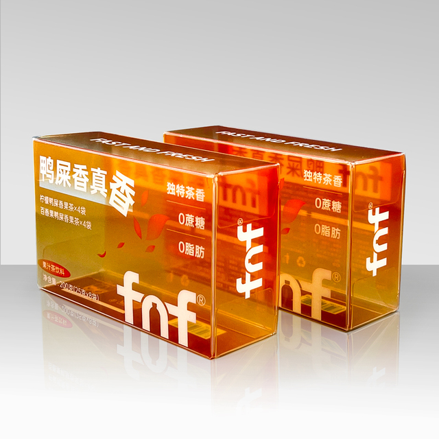 Kailiou Wholesale Custom Transparent Recycled Plastic Folding Box PET Material with Custom logo Printed Plastic case for Food