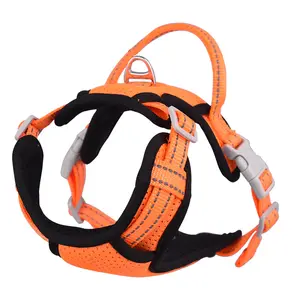 Maravilhoso Outdoor Reflective Chest Strap Pet Harnesses para maior segurança e visibilidade para animais de estimação