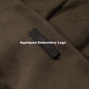 Custom Designer Green Hoodies Men <b>Zip</b> up Fleece Hoodie 100% Cotton Oversize Sweatshirt Appliqued Embroidery Logo Loungewear - Product Image 6