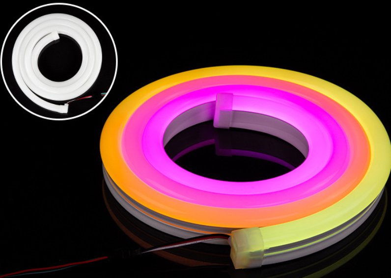 Super Bright IP65 Silicone DC24V LED Neon Flex Strip Customizable Colors USB Remote Dimmable High Output CE RoHS Neon Lights · image 2