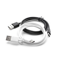 Carga rápida 5V 2A Tipo C Cable de carga USB a USB C 3ft 4ft 6ft 10ft Línea de datos con blindaje trenzado para teléfonos móviles Computadoras